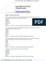 Test Bank For Exploring Microsoft Office Excel 2016 Comprehensive 1st Edition