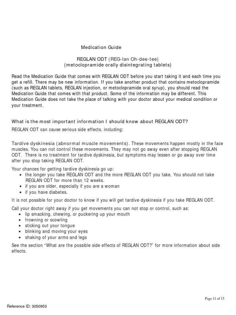 Medication For Hiccups Reglan Dosing