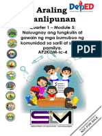 Ap - 2 - q1 - Mod5 - Of8 - Naiuugnayangtungkulinatgawainngmgabumubuo NG Komunidad Sa Sarili at Sariling Pamilya