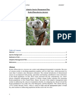 Adapative Species Management Plan Koala