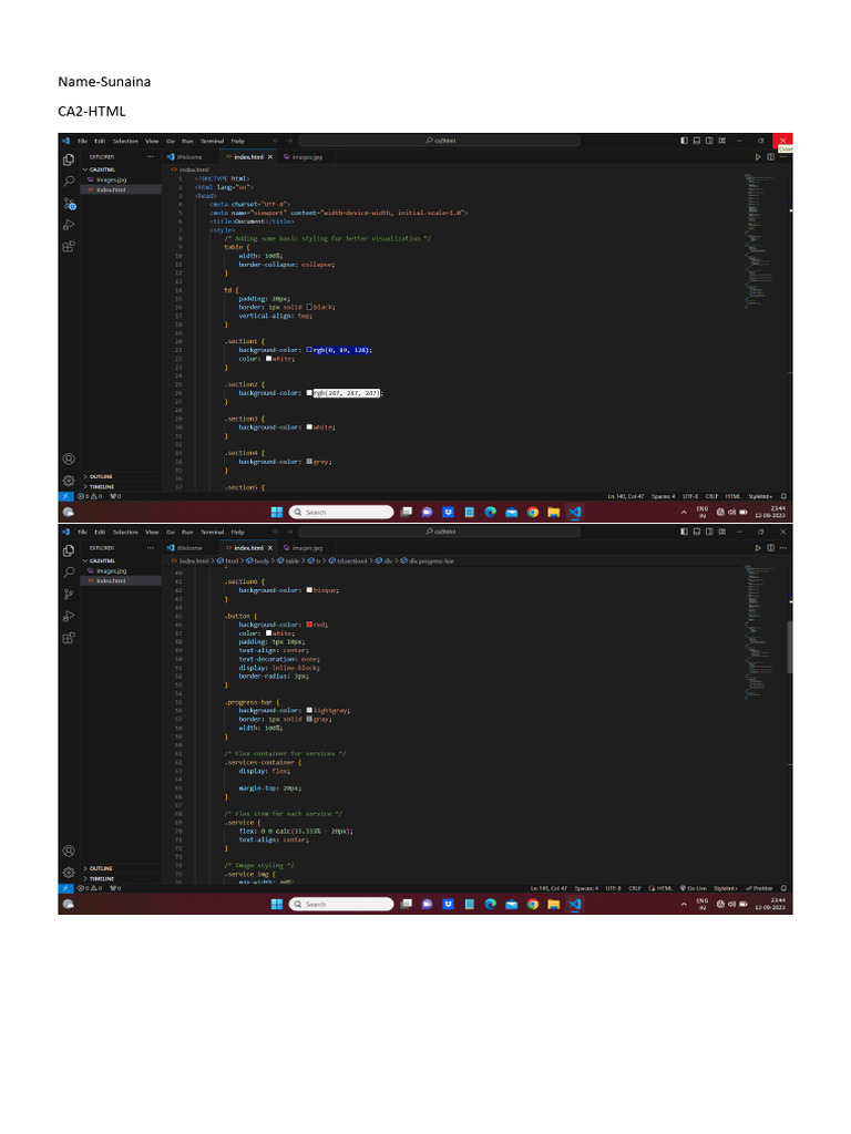 Ca 2 HTML | PDF | World Wide Web Consortium Standards | Information ...