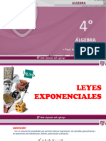 Teleclase 03 - Bim III - Leyes Exponenciales - Algebra - 4to LK