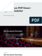 Studi Kasus PHP Dasar - Aplikasi Todolist