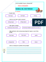 Ficha Relig Mier 3 Hijo Pródigo 965727764 Prof Yessenia