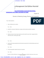 Marketing Management 2nd Edition Marshall Test Bank