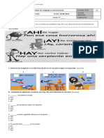 Evaluación Formativa 4° Uso Da Hay-Ay-Ahí