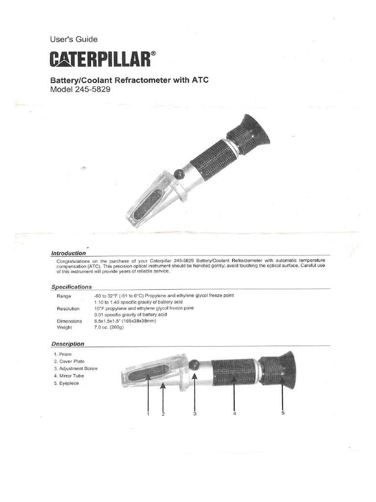 Refractometro NP 2455829 | PDF