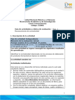 Guía de Actividades y Rúbrica de Evaluación - Unidad 1 - Fase 1 - Reconocimiento de Normatividad
