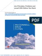 Microeconomics Principles Problems and Policies Mcconnell 20th Edition Test Bank