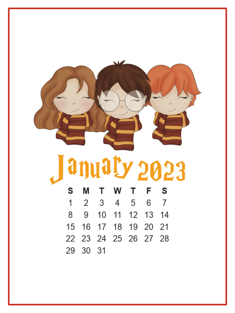 2023 Harry Potter Calendar | PDF | Computing | Software
