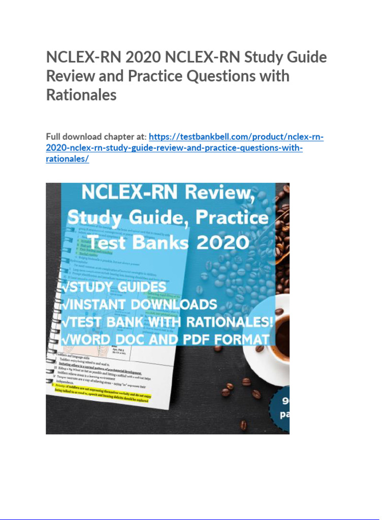 Nclex RN 2020 Nclex RN Study Guide Review and Practice Questions With