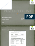 Platelet Count