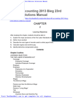 Payroll Accounting 2013 Bieg 23rd Edition Solutions Manual