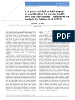 Treatment Cognitive Bias Modification For Mental Health Problems in Children and Adolescents