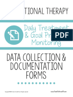 r7g - Daily Treatment & Goal Progress Monitoring Form!!