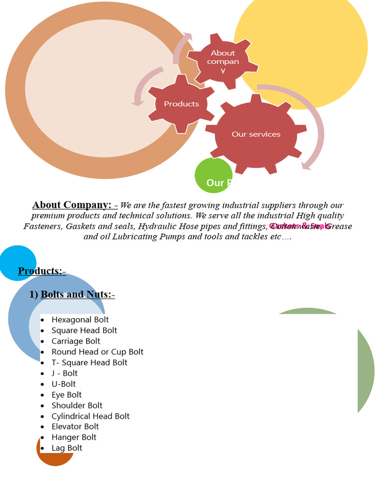 General Supplies Company Profile PDF Screw Tools