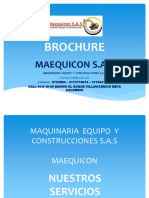 Brochure: Maequicon S.A.S