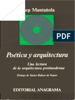 Poetica y Arquitectura