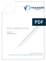 Excel Module 1 VILT