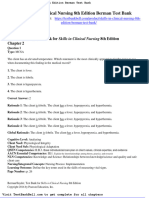 Skills in Clinical Nursing 8th Edition Berman Test Bank