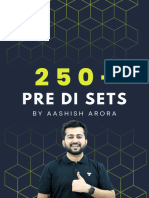 250+ Pre DI Sets PDF by Aashish Arora