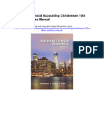 Advanced Financial Accounting Christensen 10th Edition Solutions Manual