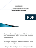 General Prescribing Guidelines of Geriartric Patients