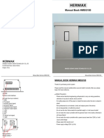 Manual Book HERMAX - HMSG180