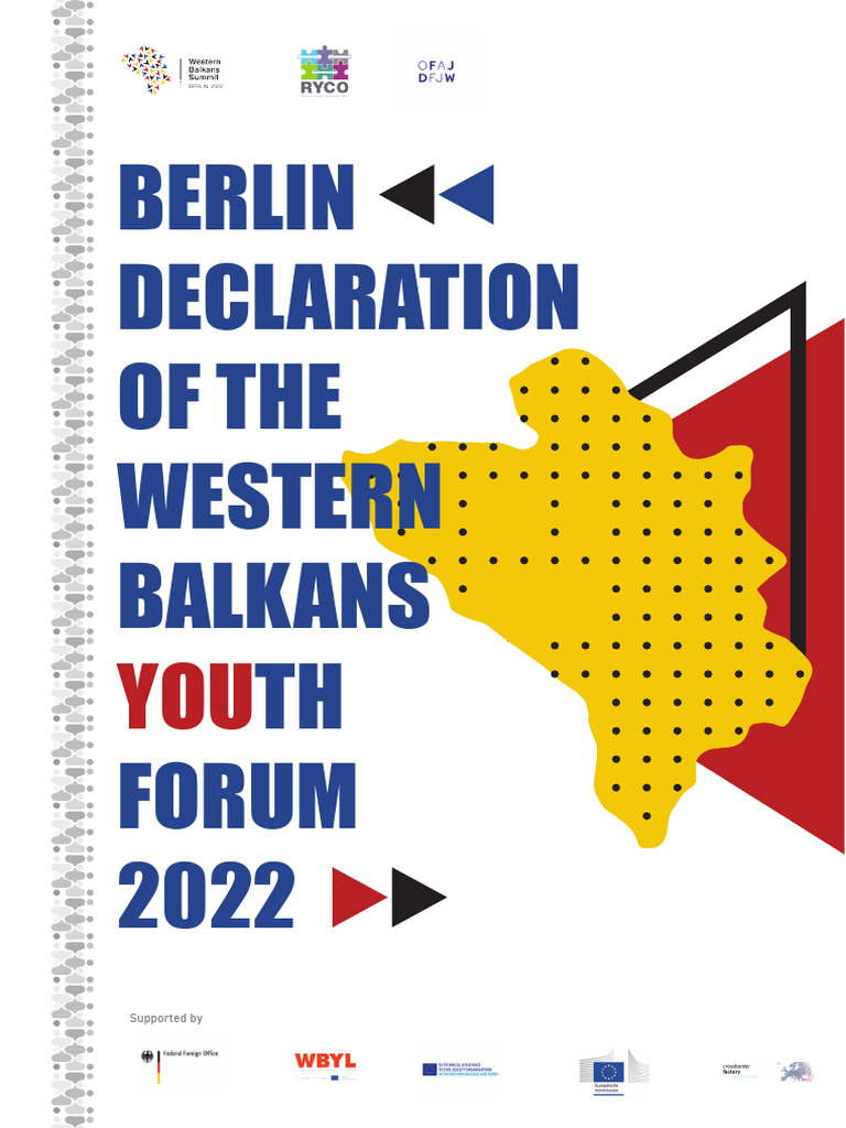Berlin Declaration of The WB Youth Forum 2022 PDF Sustainability