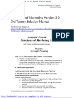 Principles of Marketing Version 3 0 3rd Tanner Solution Manual