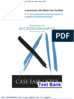 Principles of Microeconomics 12th Edition Case Test Bank