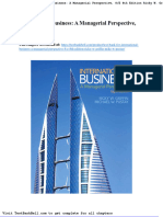 Test Bank For International Business A Managerial Perspective 8 e 8th Edition Ricky W Griffin Mike W Pustay