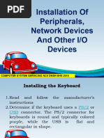 Module 4 Sheet 3.5 Installation of Peripherals Network Devices and Other IO Devices