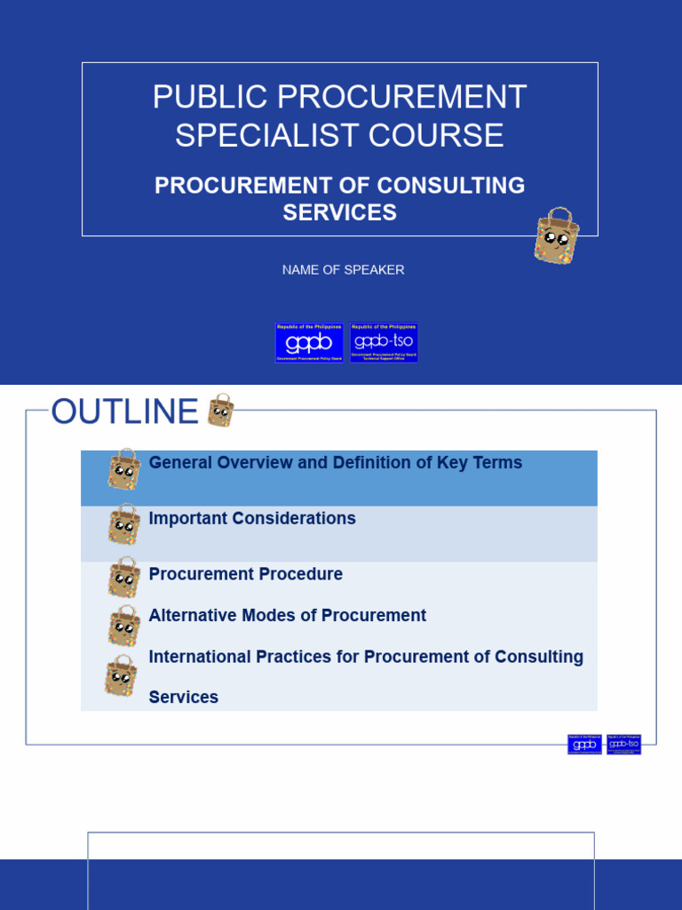 Consulting Services Procurement Guide | PDF | Consultant | Joint Venture