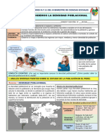 Sesión 12-1°CCSS Densidad Poblacional