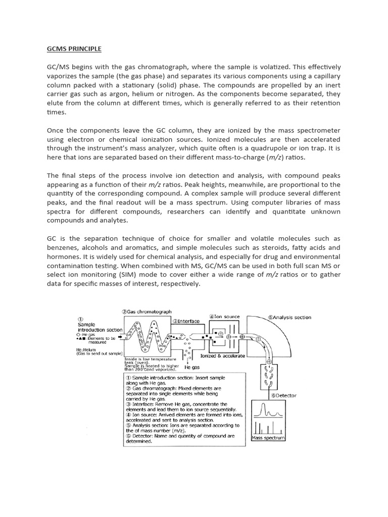 Gcms Principle Pdf