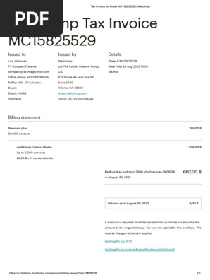 Tax Invoice for Order MC15825529 _ Mailchimp