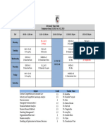 Time Table Div D