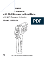Digi-Sense Infrared Thermometer WD-20250-04 Manual