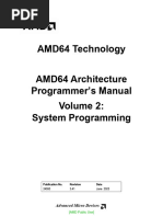 AMD64 Technology AMD64 Architecture Programmer's Manual System Programming