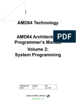 AMD64 Technology AMD64 Architecture Programmer's Manual System Programming