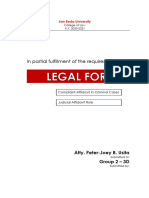 In Partial Fulfillment of The Requirements In: Atty. Peter-Joey B. Usita Group 2 - 3D