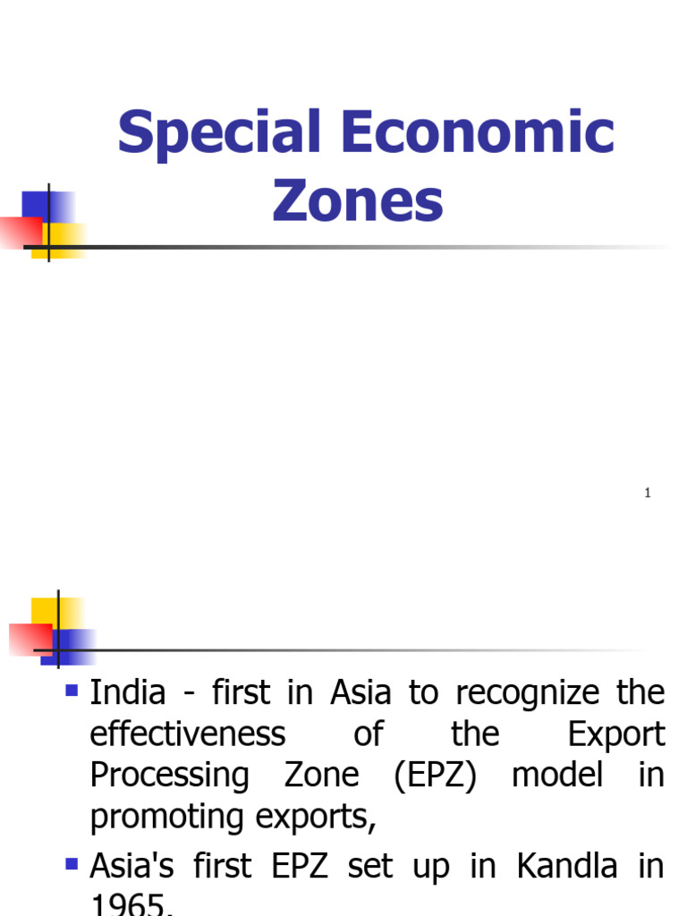 Special Economic Zone Act 2005 PDF Tax Exemption Capital Gains Tax