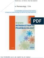 Test Bank For Introduction To Pharmacology 11th Edition Mary Kaye Asperheim