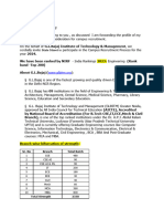 Sr. No Branch Total Batch