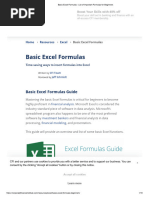 A Comprehensive Guide On Microsoft Excel For Data Analysis | PDF | Data ...