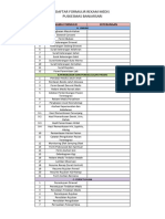 Daftar Formulir Rekam Medis