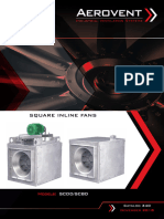 Centrifugal Fans Inline Square Models