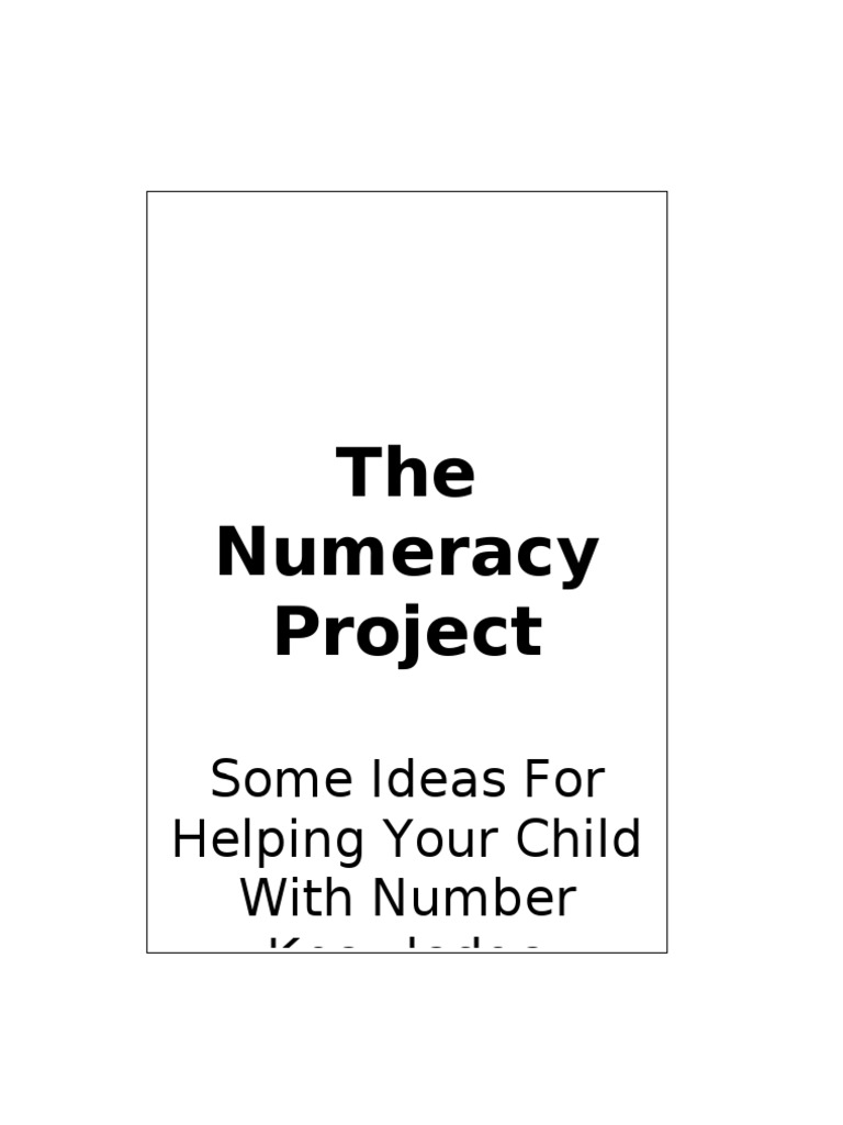 Activities to Boost Children's Number Skills | PDF | Decimal | Teaching ...