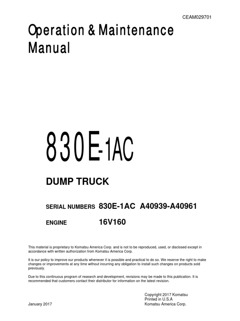 operation-maintenance-manual-dump-truck-pdf-manufactured-goods
